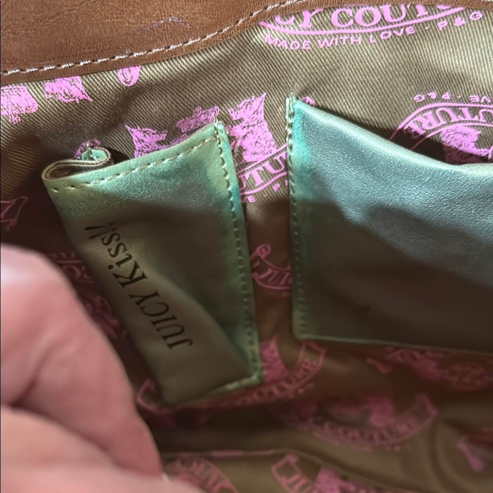 Juicy Couture Brown and Gold Satchel with Timeless Elegance - Picture 11 of 14